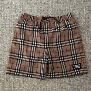 BURBERRY LONDON SWIM TRUNKS - Beige